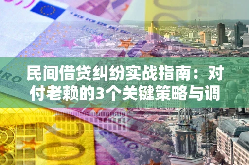济南民间借贷纠纷实战指南：对付老赖的3个关键策略与调解盲区解析
