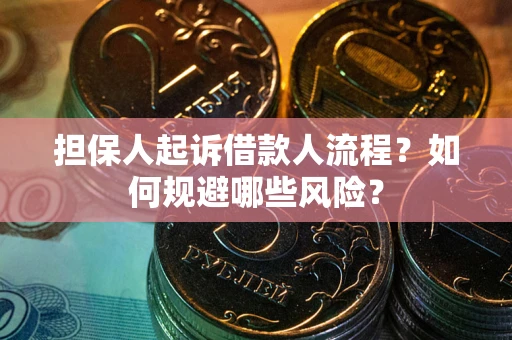 济南担保人起诉借款人流程？如何规避哪些风险？