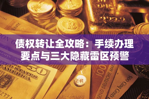 济南债权转让全攻略：手续办理要点与三大隐藏雷区预警